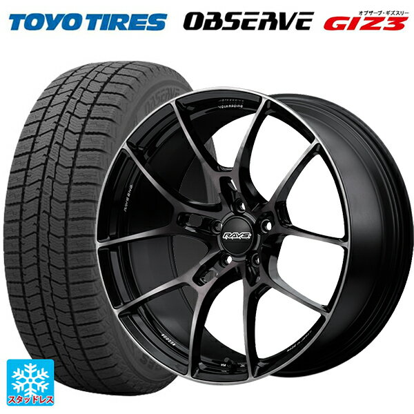 235/45R18 94Q トーヨー オブザーブ ガリットギズ3 レイズ ボルクレーシング G025 LTD KK 18-8J 国産車用 スタッドレスタイヤホイール4本セット