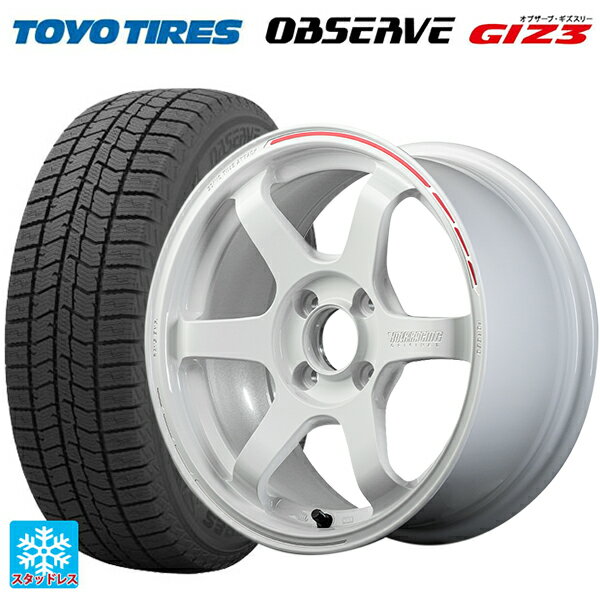 165/55R15 75Q トーヨー オブザーブ ガリットギズ3 レイズ ボルクレーシング TE37ソニック タイムアタックエディション WR 15-5J 国産車用 スタッドレスタイヤホイール4本セット