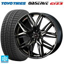 225/40R18 88Q トーヨー オブザーブ ガリットギズ3 ウェッズ レオニス LM PBMC/TI 18-7J 国産車用 スタッドレスタイヤホイール4本セット