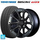 195/45R17 81Q トーヨー オブザーブ ガリットギズ3 ジェップセン MJCR216 フラットブラック/TMC 17-8J 国産車用 スタッドレスタイヤホイール4本セット