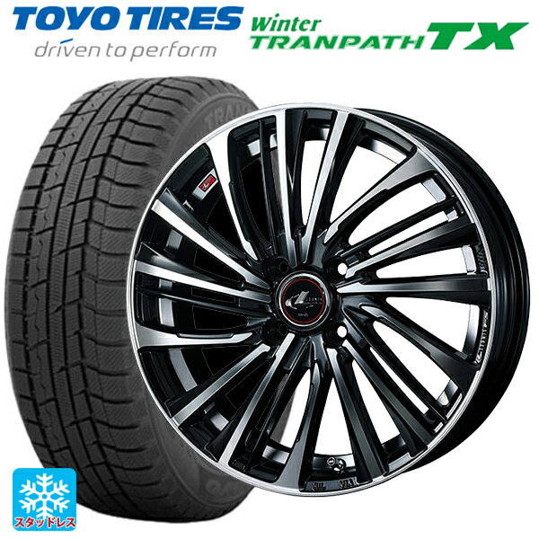 155/65R14 75Q トーヨー ウインタートランパス TX ウェッズ レオニス FS PBMC 14-4.5J 国産車用 スタッドレスタイヤホイール4本セット