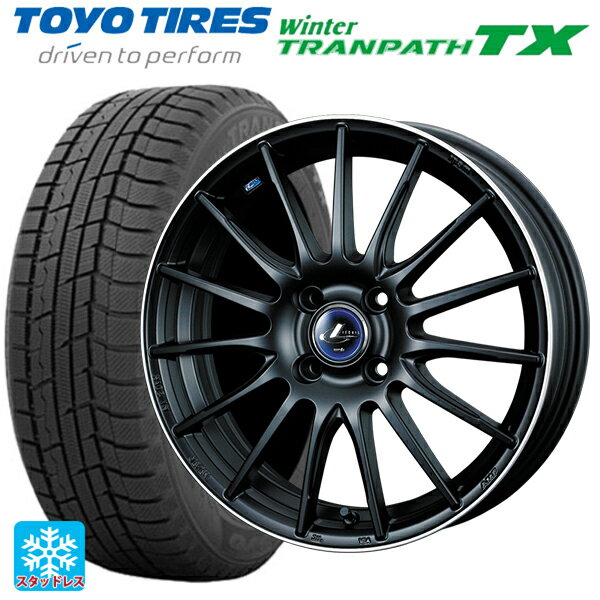 【6/15〜16限定 全品P5倍＆クーポン】165/55R15 75Q トーヨー ウインタートランパス TX ウェッズ レオニス ナヴィア05 MBP 15-4.5J 国産車用 スタッドレスタイヤホイール4本セット