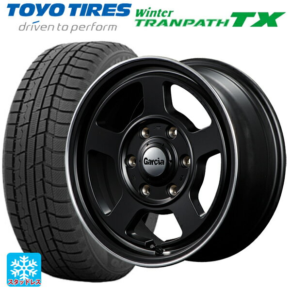 【6/15〜16限定 全品P5倍＆クーポン】165/55R15 75Q トーヨー ウインタートランパス TX エムアイディー ガルシア シカゴ5 メタリックグレーポリッシュ 15-4.5J 国産車用 スタッドレスタイヤホイール4本セット