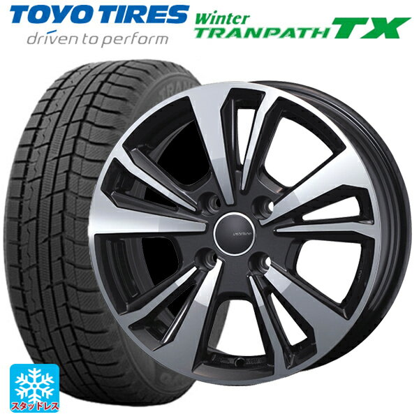 【6/22 20時〜 全品P5倍＆クーポン】シトロエン E-C4(C41系)用 215/65R16 98Q トーヨー ウインタートランパス TX ティーエーエス スマートライン 365 ガンメタリックポリッシュ 新品スタッドレスタイヤホイール 4本セット