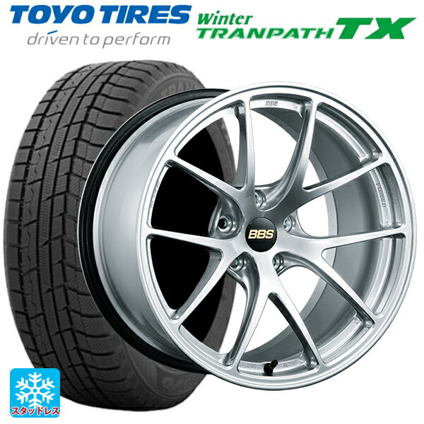 【6/22 20時〜 全品P5倍＆クーポン】225/60R18 100Q トーヨー ウインタートランパス TX BBS RI-A DS 18-7.5J 国産車用 スタッドレスタイヤホイール4本セット