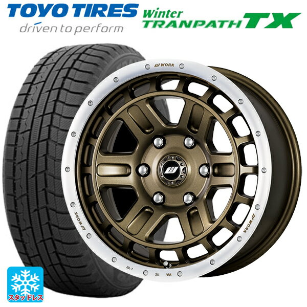 【6/20限定 全品P5倍＆クーポン】215/70R16 100Q トーヨー ウインタートランパス TX ワーク クラッグ ティーグラビック2 AHGRC 16-7J 国産車用 スタッドレスタイヤホイール4本セット