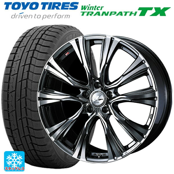【6/22 20時〜 全品P5倍＆クーポン】215/60R17 96Q トーヨー ウインタートランパス TX ウェッズ レオニス VR BMCMC 17-7J 国産車用 スタッドレスタイヤホイール4本セット