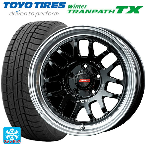 【6/20限定 全品P5倍＆クーポン】215/65R16 98Q トーヨー ウインタートランパス TX レイズ A LAP(エーラップ) 07X BD 16-7J 国産車用 スタッドレスタイヤホイール4本セット