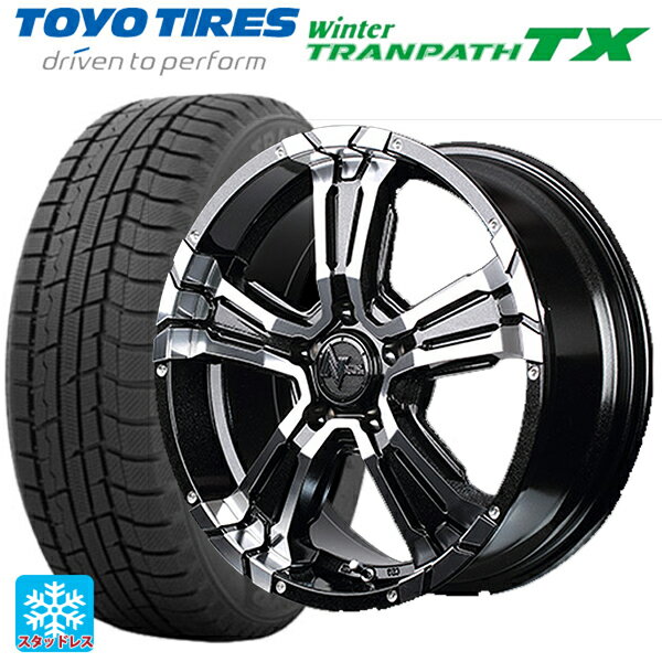 【6/20限定 全品P5倍＆クーポン】215/65R16 98Q トーヨー ウインタートランパス TX エムアイディー ナイトロパワー クロスクロウ ブラックメタリック＋ミラーカット 16-7J 国産車用 スタッドレスタイヤホイール4本セット