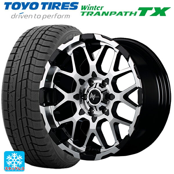 【6/15〜16限定 全品P5倍＆クーポン】165/55R15 75Q トーヨー ウインタートランパス TX エムアイディー ナイトロパワー M28バレット ブラック/ミラーカット 15-5J 国産車用 スタッドレスタイヤホイール4本セット