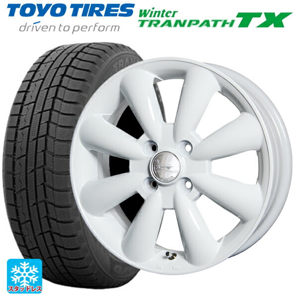 【6/11 1:59迄 全品ポイント5倍】165/55R15 75Q トーヨー ウインタートランパス TX ホットスタッフ ララパーム KC8 WH 15-5J 国産車用 スタッドレスタイヤホイール4本セット