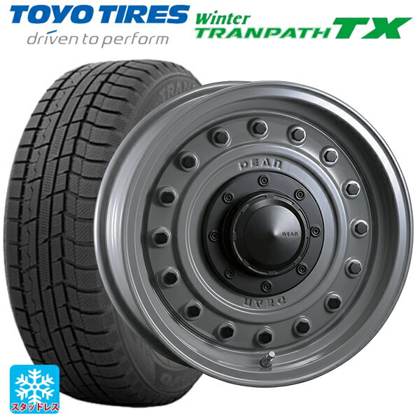 【6/15〜16限定 全品P5倍＆クーポン】155/65R14 75Q トーヨー ウインタートランパス TX クリムソン ディーン コロラド スティールグレー 14-4.5J 国産車用 スタッドレスタイヤホイール4本セット