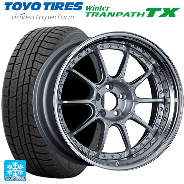 225/55R18 98Q トーヨー ウインタートランパス TX タナベ SSR プロフェッサー SP5 ハイブライトシルバー 18-7J 国産車用 スタッドレスタイヤホイール4本セット