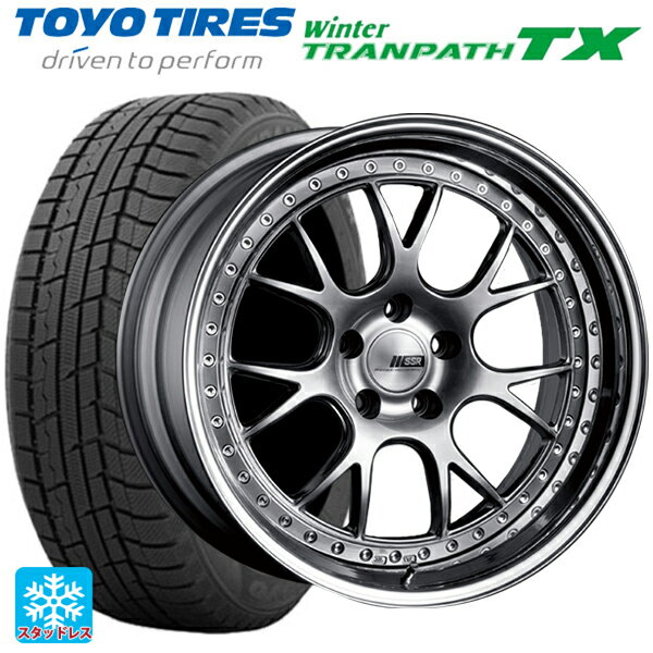 【6/22 20時〜 全品P5倍＆クーポン】235/60R18 107Q トーヨー ウインタートランパス TX タナベ SSR プロフェッサー MS3 チタンシルバー 18-8J 国産車用 スタッドレスタイヤホイール4本セット