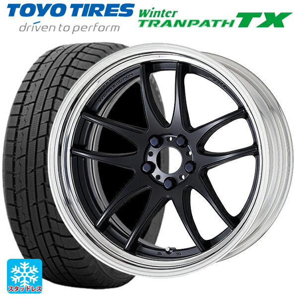 【6/22 20時〜 全品P5倍＆クーポン】215/60R17 96Q トーヨー ウインタートランパス TX ワーク エモーション CR 2P MBL 17-7J 国産車用 スタッドレスタイヤホイール4本セット