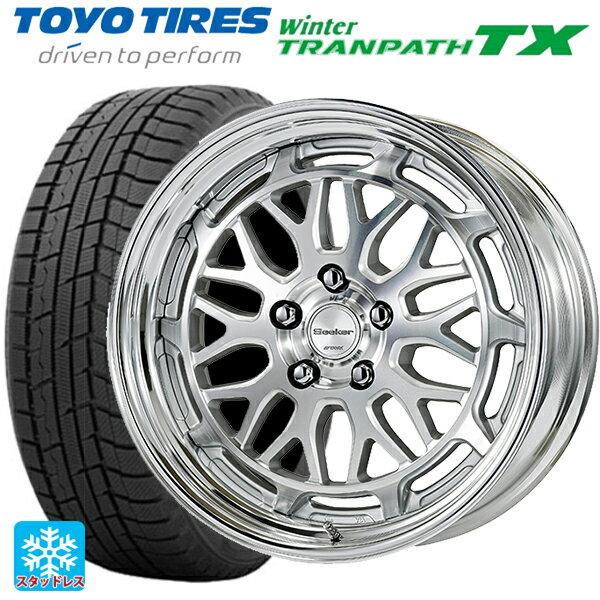 【6/22 20時〜 全品P5倍＆クーポン】215/60R17 96Q トーヨー ウインタートランパス TX ワーク シーカー MX MSP 17-7J 国産車用 スタッドレスタイヤホイール4本セット