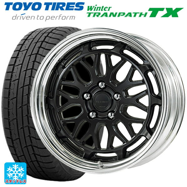 【6/20限定 全品P5倍＆クーポン】215/50R17 91Q トーヨー ウインタートランパス TX ワーク シーカー MX MBL 17-7J 国産車用 スタッドレスタイヤホイール4本セット