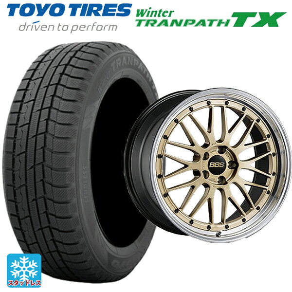 【6/22 20時〜 全品P5倍＆クーポン】235/60R18 107Q トーヨー ウインタートランパス TX BBS LM GL-BKBD 18-9J 国産車用 スタッドレスタイヤホイール4本セット