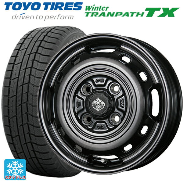 155/65R14 75Q トーヨー ウインタートランパス TX トピー ランドフット XFG SC/P 14-4.5J 国産車用 スタッドレスタイヤホイール4本セット