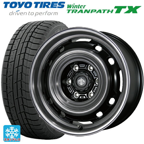 【6/15〜16限定 全品P5倍＆クーポン】155/65R14 75Q トーヨー ウインタートランパス TX トピー ランドフット XFG GB/P 14-4.5J 国産車用 スタッドレスタイヤホイール4本セット