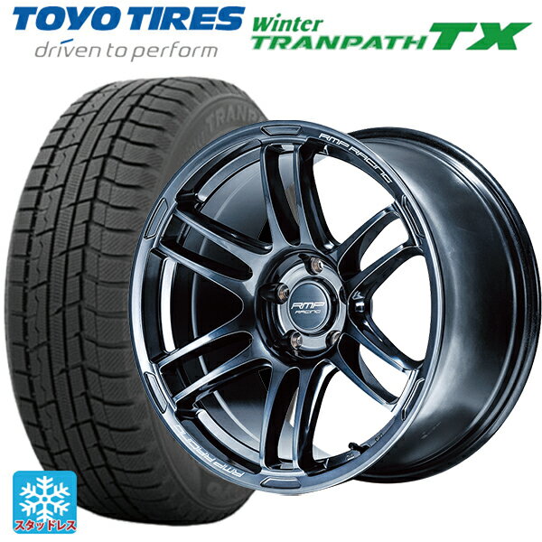 【6/22 20時〜 全品P5倍＆クーポン】スバル レガシィアウトバック(BS系)用 225/55R18 98Q トーヨー ウインタートランパス TX エムアイディー MIDレーシング R26 ディープチタンシルバー 新品スタッドレスタイヤホイール 4本セット