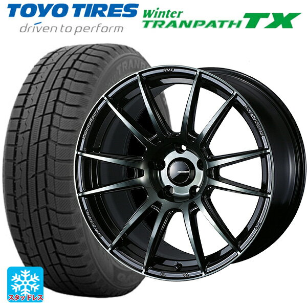 【6/11 1:59迄 全品ポイント5倍】215/60R17 96Q トーヨー ウインタートランパス TX ウェッズ ウェッズスポーツ SA62R WBC 17-7J 国産車用 スタッドレスタイヤホイール4本セット