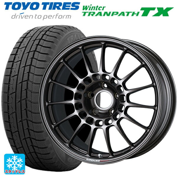 【6/22 20時〜 全品P5倍＆クーポン】215/65R16 98Q トーヨー ウインタートランパス TX エンケイ エンケイスポーツ RC-T5 Dark Silver 16-6.5J 国産車用 スタッドレスタイヤホイール4本セット