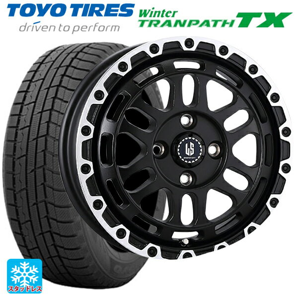 【6/11 1:59迄 全品ポイント5倍】165/55R15 75Q トーヨー ウインタートランパス TX 阿部商会 ラ・ストラーダ ディスカバー WBRP 15-4.5J 国産車用 スタッドレスタイヤホイール4本セット