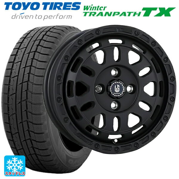 【6/11 1:59迄 全品ポイント5倍】165/60R15 77Q トーヨー ウインタートランパス TX 阿部商会 ラ・ストラーダ ディスカバー # WB 15-4.5J 国産車用 スタッドレスタイヤホイール4本セット