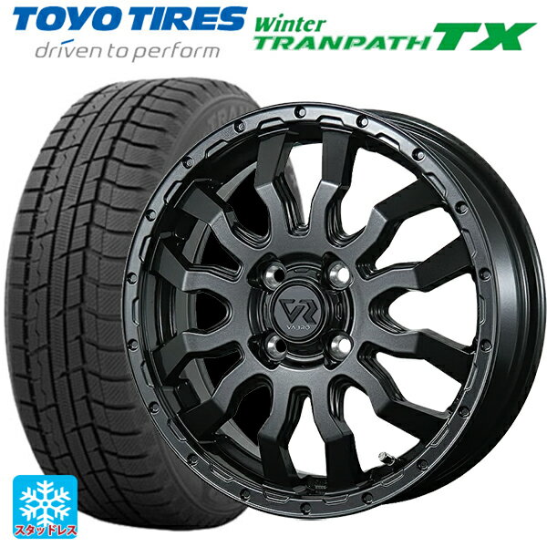 【6/15〜16限定 全品P5倍＆クーポン】155/65R14 75Q トーヨー ウインタートランパス TX トピー ヴァブロ RR-01 GM 14-4.5J 国産車用 スタッドレスタイヤホイール4本セット
