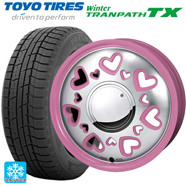 165/65R14 79Q トーヨー ウインタートランパス TX # ジャパン三陽 ケーキューティ ピンク/ポリッシュ 14-4.5J 国産車用 スタッドレスタイヤホイール4本セット