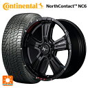 195/60R16 93T XL コンチネンタル ノースコンタクトNC6 正規品 エムアイディー ナイトロパワー クロスクロウ グラフィティエディション(訳あり) セミグロスブラック+ピアスドリルド/グラフィティ 16-7J 国産車用 スタッドレスタイヤ