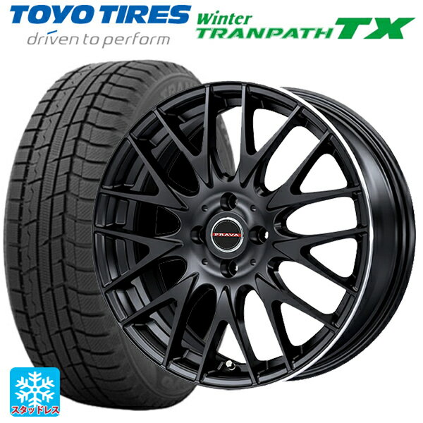 【6/15〜16限定 全品P5倍＆クーポン】155/65R14 75Q トーヨー ウインタートランパス TX ビックウェイ レイシーン プラバ 9M Jr2 GBK/リムP 14-4.5J 国産車用 スタッドレスタイヤホイール4本セット