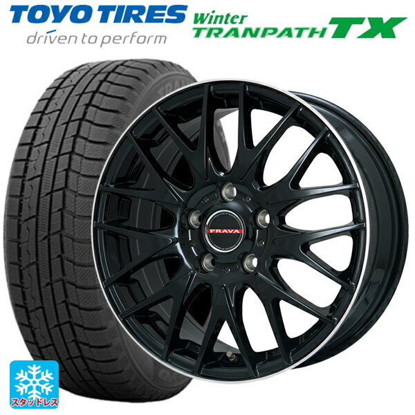 【6/15〜16限定 全品P5倍＆クーポン】215/65R16 98Q トーヨー ウインタートランパス TX ビックウェイ レイシーン プラバ 9M Jr2 GBK/リムP 16-6.5J 国産車用 スタッドレスタイヤホイール4本セット