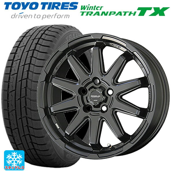 215/65R16 98Q トーヨー ウインタートランパス TX 共豊 サーキュラー C10S マットブラック 16-6.5J 国産車用 スタッドレスタイヤホイール4本セット