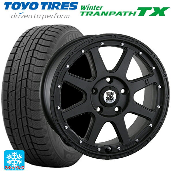 【6/15〜16限定 全品P5倍＆クーポン】215/65R16 98Q トーヨー ウインタートランパス TX エムエルジェイ エクストリームJ Flat Black 16-7J 国産車用 スタッドレスタイヤホイール4本セット