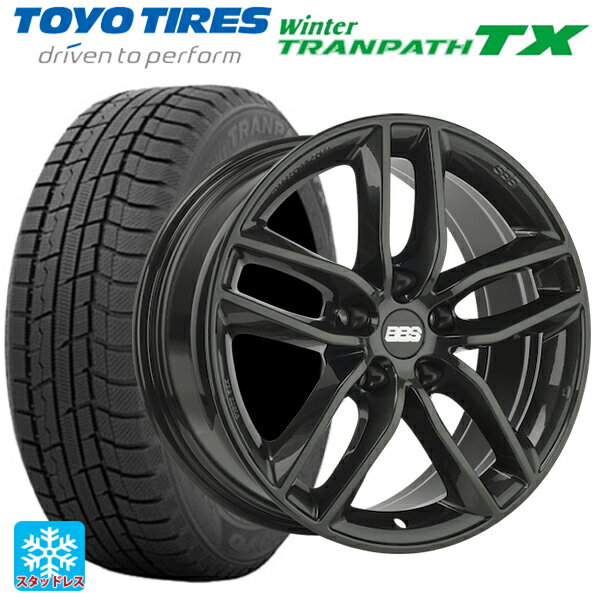 【6/15〜16限定 全品P5倍＆クーポン】アウディ Q2(GA系)用 215/55R17 94Q トーヨー ウインタートランパス TX BBS ジャーマニー SX0301 クリスタルブラック 新品スタッドレスタイヤホイール 4本セット