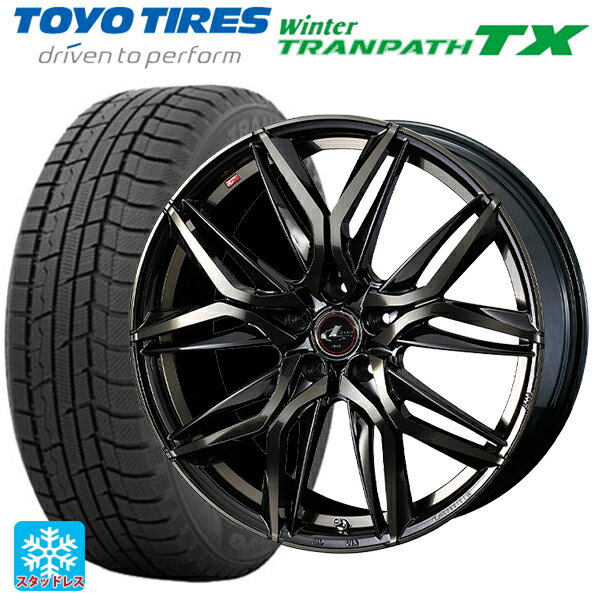 トヨタ ノア(90系)用 205/60R16 96Q トーヨー ウインタートランパス TX ウェッズ レオニス LM PBMC/TI 新品スタッドレスタイヤホイール 4本セット
