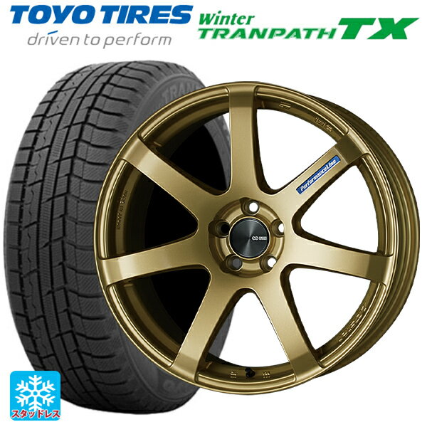 【6/22 20時〜 全品P5倍＆クーポン】165/55R15 75Q トーヨー ウインタートランパス TX エンケイ パフォーマンスライン PF07 GO 15-5J 国産車用 スタッドレスタイヤホイール4本セット