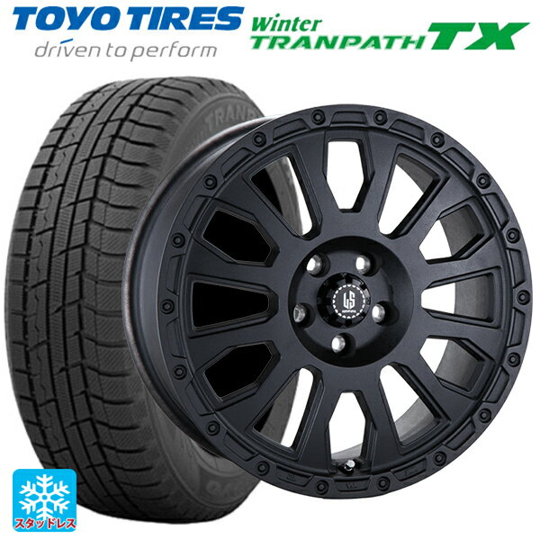 【6/11 1:59迄 全品ポイント5倍】ミツビシ デリカD5(3DA系)用 225/60R18 100Q トーヨー ウインタートランパス TX 阿部商会 ラ・ストラーダ アベンチュラ WB 新品スタッドレスタイヤホイール 4本セット