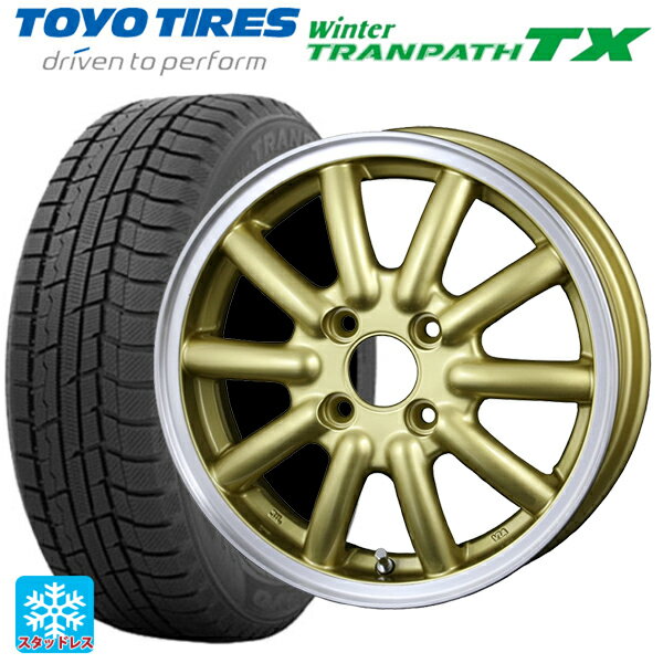 【6/22 20時〜 全品P5倍＆クーポン】155/65R14 75Q トーヨー ウインタートランパス TX ドゥオール フェニーチェ RX1 GDPO 14-4.5J 国産車用 スタッドレスタイヤホイール4本セット