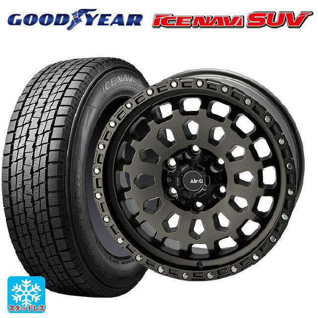 トヨタ ランドクルーザープラド(150系)用 265/65R18 114Q グッドイヤー アイスナビ SUV # 4×4エンジニアリング エアーG VULCAN MGM 新品スタッドレスタイヤホイール 4本セット