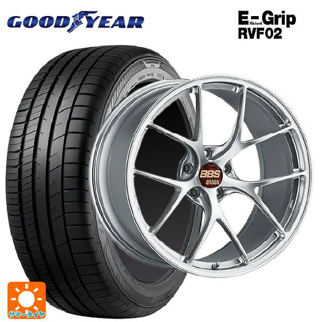 【6/20限定 全品P5倍＆クーポン】245/35R20 95W XL グッドイヤー エフィシェントグリップ RVF02 BBS RI-D DS 20-9.5J 国産車用 サマータイヤホイール4本セット
