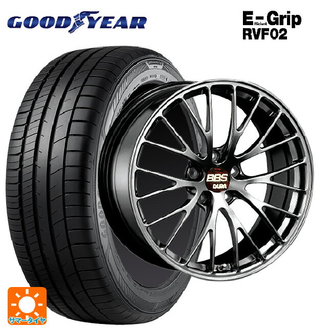225/40R19 93W XL グッドイヤー エフィシェントグリップ RVF02 BBS RZ-D DB 19-8.5J 国産車用 サマータイヤホイール4本セット