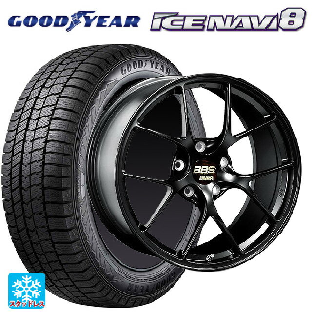 【6/11 1:59迄 全品ポイント5倍】245/40R19 98Q XL グッドイヤー アイスナビ8 # BBS RI-D MB 19-9.5J 国産車用 スタッドレスタイヤホイール4本セット