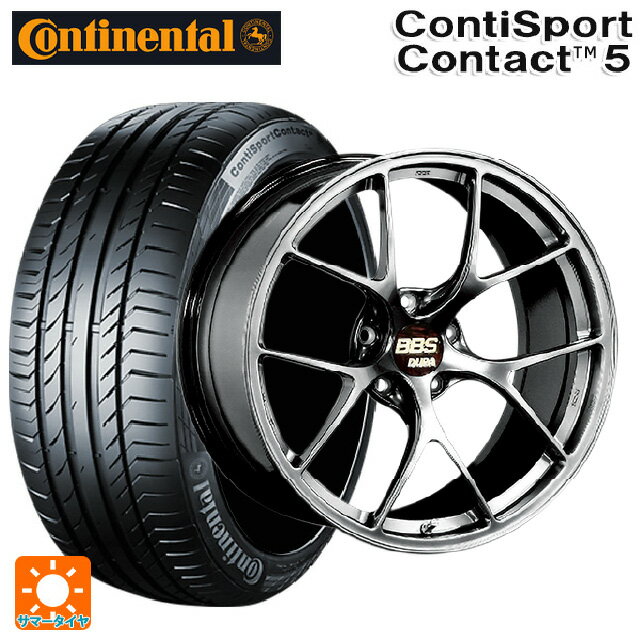 【6/22 20時〜 全品P5倍＆クーポン】225/40R19 89Y コンチネンタル コンチスポーツコンタクト 5 正規品 BBS RI-D DB 19-9J 国産車用 サマータイヤホイール4本セット