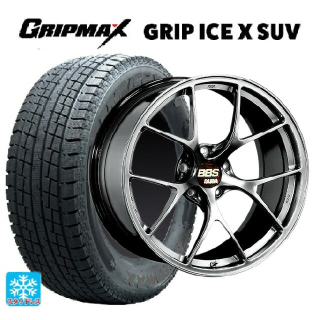 235/55R19 105H XL グリップマックス グリップアイスX SUV ブラックレター # BBS RI-D DB 19-9J 国産車用 スタッドレスタイヤホイール4本セット