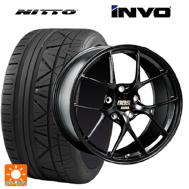 【6/22 20時〜 全品P5倍＆クーポン】225/40R19 93Y XL ニットー INVO BBS RI-D MB 19-8.5J 国産車用 サマータイヤホイール4本セット