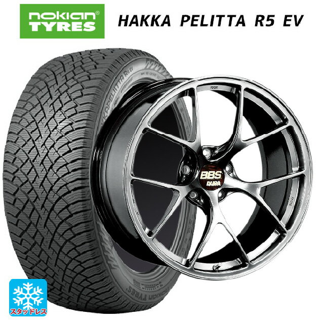 スバル フォレスター(SL系)用 235/50R19 103T XL ノキアン ハッカペリッタR5 EV BBS RI-D DB 新品スタッドレスタイヤホイール 4本セット