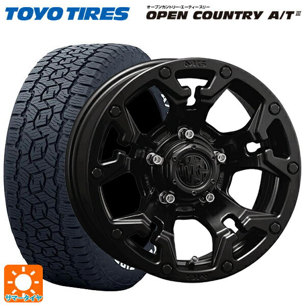 【最大3万円OFFクーポン 5/16 1:59迄】175/80R16 91S トーヨー オープンカントリー AT3 ホワイトレター クリムソン MG ゴーレム マットブラック 16-5.5J 国産車用 サマータイヤホイール4本セット